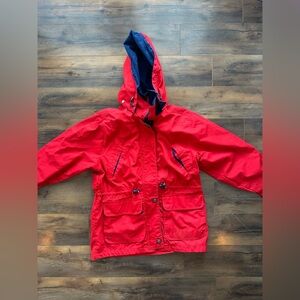 Vintage Pacific Trail Red Hooded Jacket M Utility Parka Gorpcore Outdoor